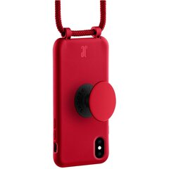 Etui JE PopGrip iPhone X|XS czerwony|cyber red 30016 (Just Elegance) цена и информация | Чехлы для телефонов | pigu.lt