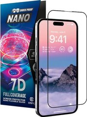 Защитное стекло Crong 7D Nano Flexible для iPhone 14 Pro Max цена и информация | Google Pixel 3a - 3mk FlexibleGlass Lite™ защитная пленка для экрана | pigu.lt