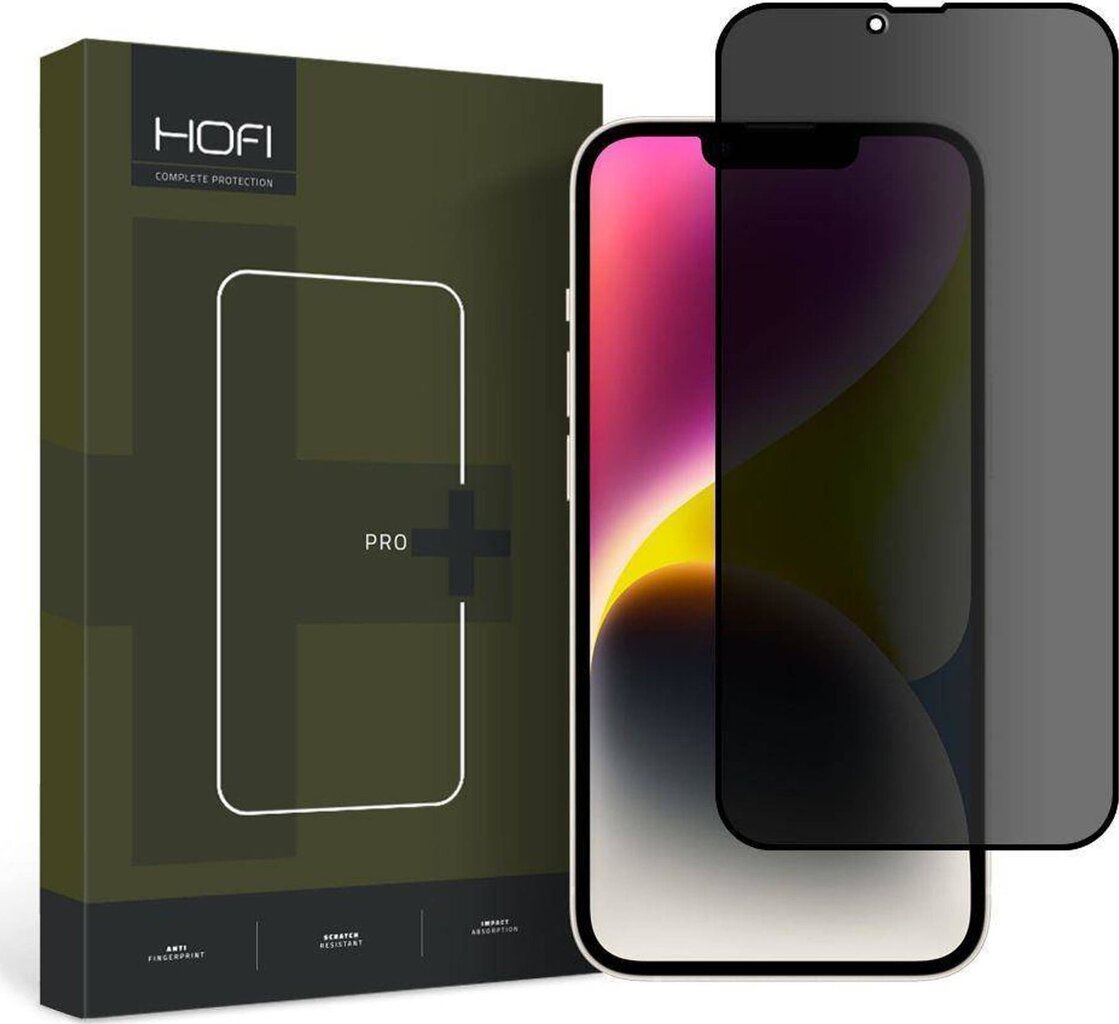 Hofi Anti Spy Glass Pro+ цена и информация | Apsauginės plėvelės telefonams | pigu.lt