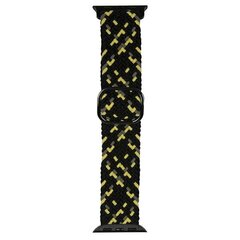 Beline pasek Apple Watch Textile 42|44|45|49mm czarno-limonkowy black|lime цена и информация | Аксессуары для смарт-часов и браслетов | pigu.lt