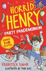 Horrid Henry: Party Pandemonium: 6 Stories plus bonus fun activities! цена и информация | Книги для подростков  | pigu.lt