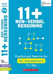 11plus Non-verbal Reasoning Practice and Test for the GL Assessment Ages 10-11 kaina ir informacija | Knygos paaugliams ir jaunimui | pigu.lt