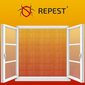 Apsauginis langų tinklelis nuo vabzdžių Repest, 130x160 cm kaina ir informacija | Tinkleliai nuo vabzdžių | pigu.lt