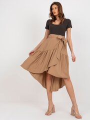 Женская плиссированная юбка, коричневая  цена и информация | Юбки | pigu.lt