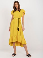 Suknelė moterims New 665649, geltona цена и информация | Платья | pigu.lt