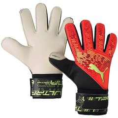 Vartininko pirštinės Puma Ultra Grip 2, baltos/raudonos kaina ir informacija | Futbolo apranga ir kitos prekės | pigu.lt