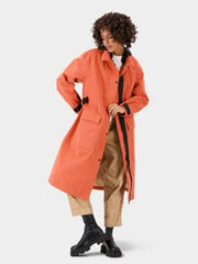 Женское пальто Didriksons весна-осень MIRA, кораллово-красный цвет цена и информация | Женские пальто | pigu.lt