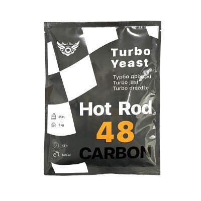 Turbo mielės Hot Rod 48 Carbon 175 g x 5 vnt. kaina ir informacija | Priedai maistui ruošti | pigu.lt