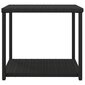 Šoninis staliukas vidaXL, juodas kaina ir informacija | Kavos staliukai | pigu.lt
