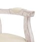 vidaXL Valgomojo kėdės, 2vnt., smėlio, 62x59,5x100,5cm, audinys цена и информация | Virtuvės ir valgomojo kėdės | pigu.lt