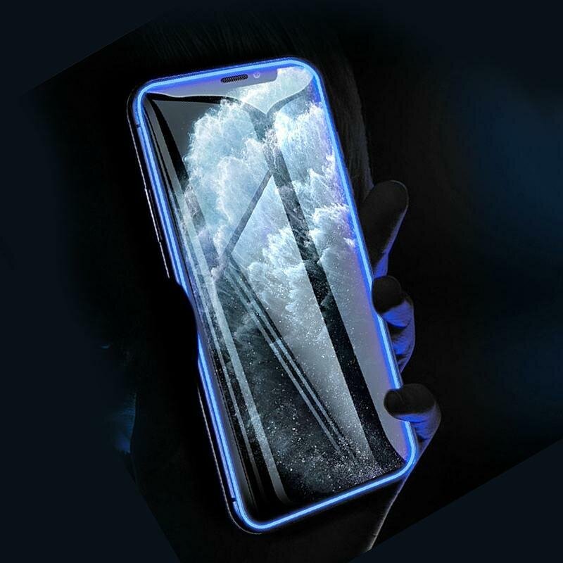 Apsauginis stiklas Fluo Glass skirtas iPhone XS Max kaina ir informacija | Apsauginės plėvelės telefonams | pigu.lt