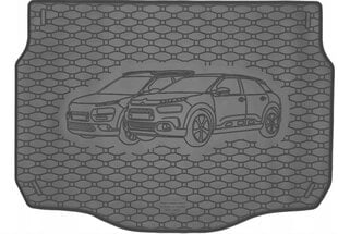 Резиновый коврик в багажник Citroen C4 Cactus I 2014-2018 гг. цена и информация | Модельные коврики в багажник | pigu.lt