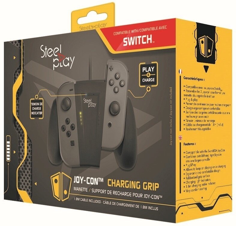 Steelplay Joy-Con Charging Grip цена и информация | Žaidimų kompiuterių priedai | pigu.lt