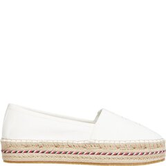 Tommy Hilfiger espadrilės moterims, baltos цена и информация | Женские туфли | pigu.lt