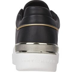 Tommy Hilfiger laisvalaikio batai moterims, juodi kaina ir informacija | Sportiniai bateliai, kedai moterims | pigu.lt