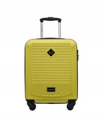Mažas lagaminas Puccini, geltonas kaina ir informacija | Lagaminai, kelioniniai krepšiai | pigu.lt