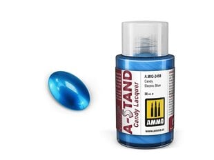 Dažai Ammo Mig A-Stand Candy Electric Blue 2458, 30 ml kaina ir informacija | Piešimo, tapybos, lipdymo reikmenys | pigu.lt