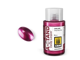 Краска Ammo Mig A-Stand Candy Ruby Red 2452, 30 мл цена и информация | Принадлежности для рисования, лепки | pigu.lt