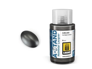 Краска Ammo Mig A-Stand Hot Metal Carbon 2424, 30 мл цена и информация | Принадлежности для рисования, лепки | pigu.lt