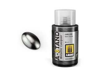 Краска Ammo Mig A-Stand Black Chrome 2322, 30 мл цена и информация | Принадлежности для рисования, лепки | pigu.lt