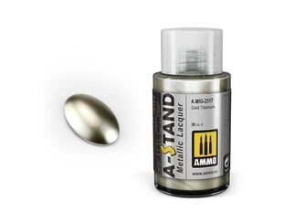 Краска Ammo Mig A-Stand Gold Titanium 2317, 30 мл цена и информация | Принадлежности для рисования, лепки | pigu.lt