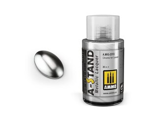 Краска Ammo Mig A-Stand Chrome for Lexan 2313, 30 мл цена и информация | Принадлежности для рисования, лепки | pigu.lt