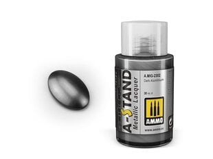 Dažai Ammo Mig A-Stand Dark Aluminium 2302, 30 ml kaina ir informacija | Piešimo, tapybos, lipdymo reikmenys | pigu.lt