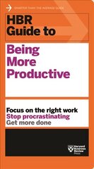 HBR Guide to Being More Productive (HBR Guide Series) цена и информация | Книги по экономике | pigu.lt