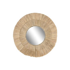 Pakabinamas veidrodis DKD Home Decor, smėlio spalvos kaina ir informacija | Veidrodžiai | pigu.lt