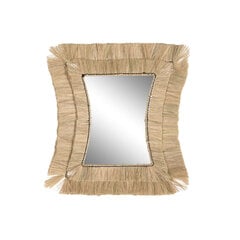 Настенное зеркало DKD Home Decor 85,7 x 5,7 x 87,6 cm Стеклянный Позолоченный Металл Лист растения цена и информация | Зеркала | pigu.lt