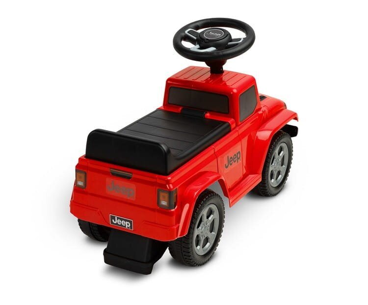Paspiriama mašinėlė Toyz Jeep Rubicon Red kaina ir informacija | Žaislai kūdikiams | pigu.lt
