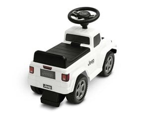 Paspiriama mašinėlė Toyz Jeep Rubicon White kaina ir informacija | Žaislai kūdikiams | pigu.lt