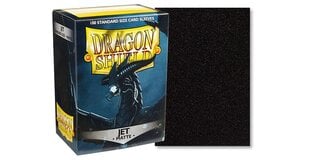 Kortų įmautės Dragon Shield Standard Sleeves - Matte Jet, 100 vnt. kaina ir informacija | Stalo žaidimai, galvosūkiai | pigu.lt