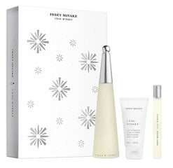 Подарочный набор для женщин Issey Miyake L'Eau d'Issey: парфюм EDT, 100 мл + парфюм EDT, 10 мл + лосьон для тела, 50 мл цена и информация | Женские духи | pigu.lt