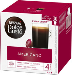 Dolce Gusto Americano kavos kapsulė, 30 vnt. 240 g kaina ir informacija | Nescafe Dolce Gusto Maisto prekės | pigu.lt