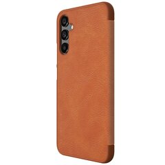 Nillkin Qin Book Case for Samsung Galaxy A34 5G Brown цена и информация | Чехлы для телефонов | pigu.lt