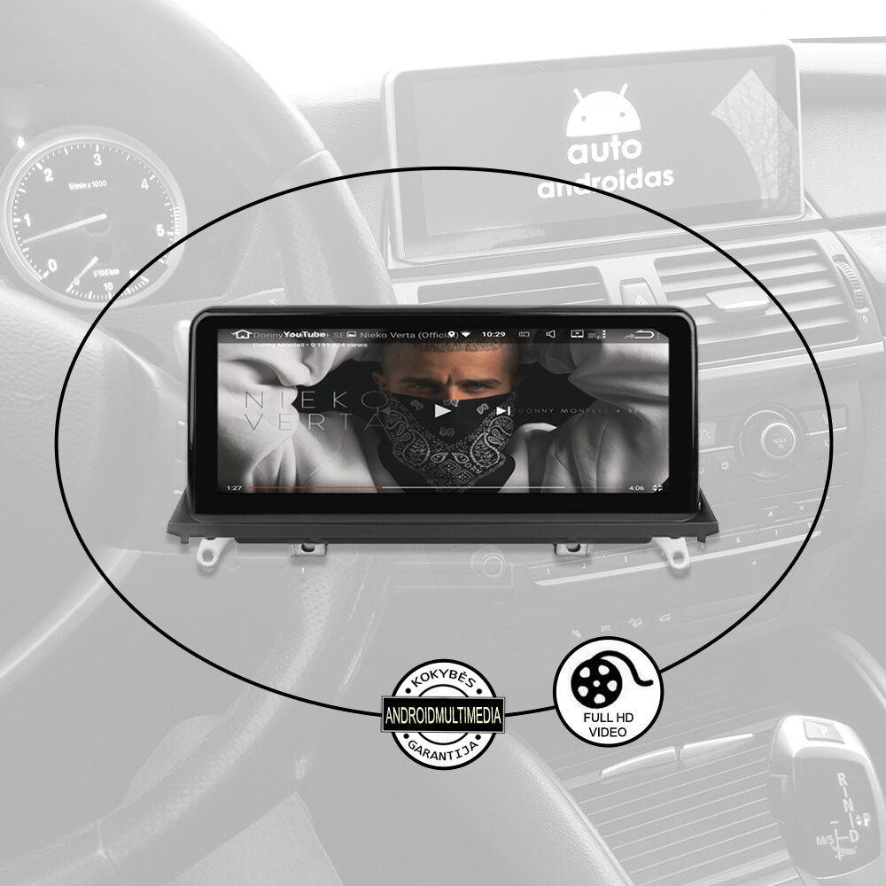 Android Multimedia BMW X5 E70 X6 E71 2004-10 цена и информация | Automagnetolos, multimedija | pigu.lt