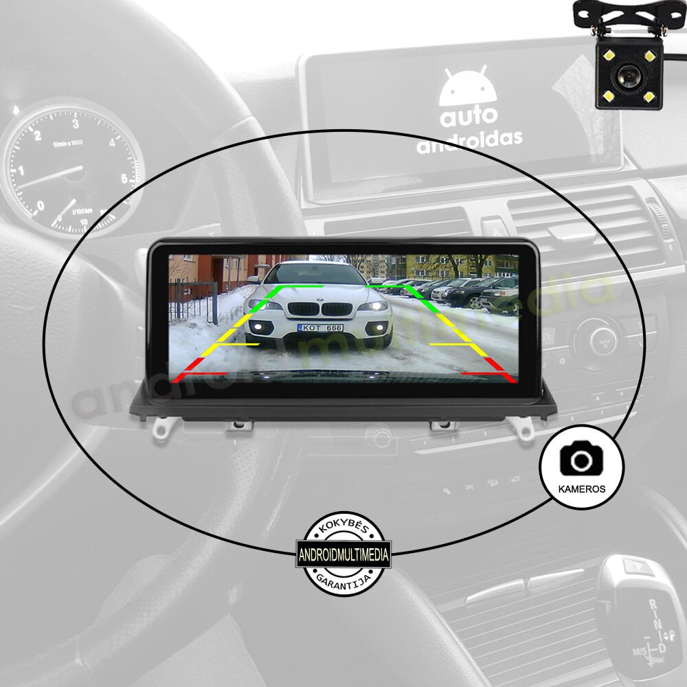 Android Multimedia BMW X5 E70 X6 E71 2004-10 цена и информация | Automagnetolos, multimedija | pigu.lt