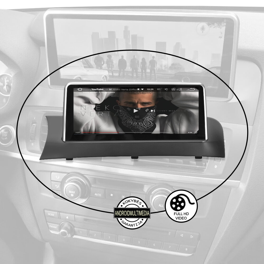 Android Multimedia BMW X3 F25 X4 F26 2011-16 kaina ir informacija | Automagnetolos, multimedija | pigu.lt