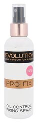 Purškiamas matinis makiažo fiksatorius Makeup Revolution London Oil Control 100 ml kaina ir informacija | Makeup Revolution Kvepalai, kosmetika | pigu.lt
