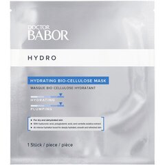 Intensyvaus, greito poveikio drėkinanti lakštinė kaukė Babor Hydrating Bio-Cellulose Mask, 1 vnt. kaina ir informacija | Veido kaukės, paakių kaukės | pigu.lt