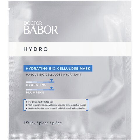 Intensyvaus, greito poveikio drėkinanti lakštinė kaukė Babor Hydrating Bio-Cellulose Mask, 1 vnt. цена и информация | Veido kaukės, paakių kaukės | pigu.lt