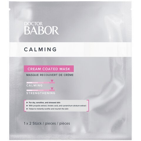 Švelnaus aromato raminanti vilnos audinio kaukė Babor Cream Coated Mask, 1 vnt. цена и информация | Veido kaukės, paakių kaukės | pigu.lt