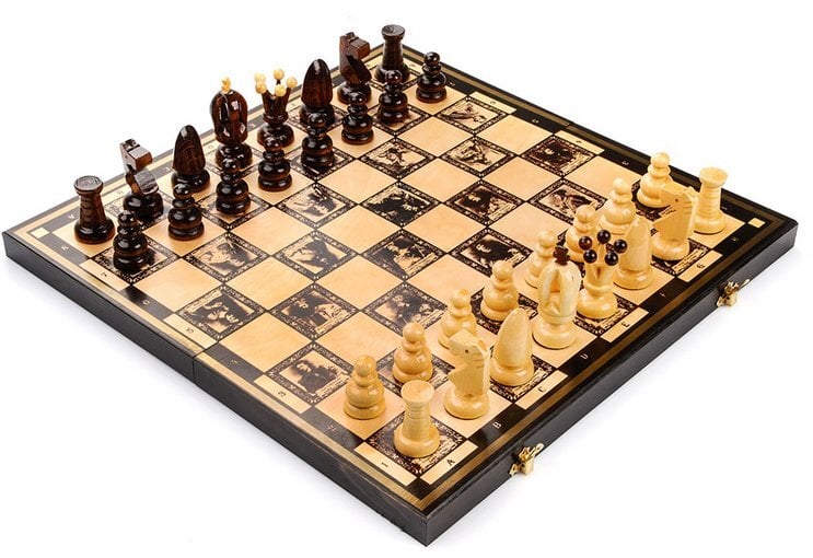 Stalo žaidimas Šachmatai Chess medium 43 x 43 cm kaina ir informacija | Stalo žaidimai, galvosūkiai | pigu.lt