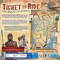 Stalo žaidimas Days of Wonder Ticket to Ride Map Collection 3: Africa, FIN, SE, NO, DK kaina ir informacija | Stalo žaidimai, galvosūkiai | pigu.lt