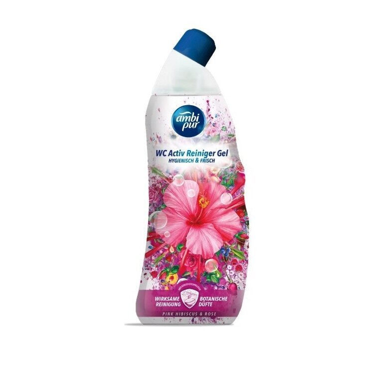 Ambipur Pink tualeto valiklis, 750ml kaina ir informacija | Valikliai | pigu.lt