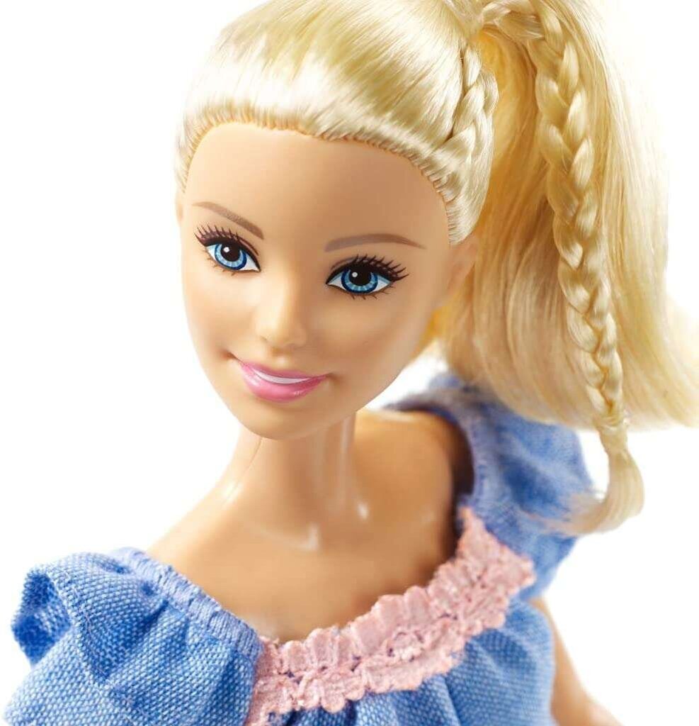 Lėlė Barbie Fashionistas blondinė + drabužių priedai Mattel kaina ir informacija | Žaislai mergaitėms | pigu.lt