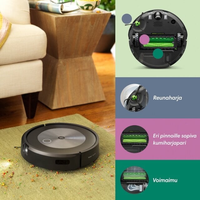 iRobot Roomba J7 kaina ir informacija | Dulkių siurbliai-robotai | pigu.lt