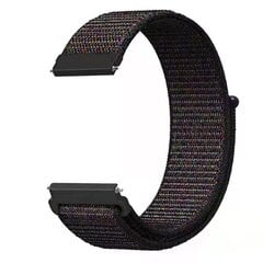 Wave Nylon Strap 20 mm kaina ir informacija | Išmaniųjų laikrodžių ir apyrankių priedai | pigu.lt
