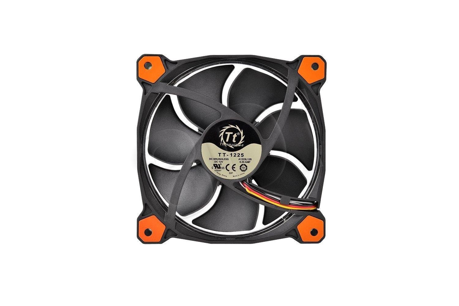 Thermaltake Riing 14 LED CL-F039-PL14OR-A kaina ir informacija | Kompiuterių ventiliatoriai | pigu.lt